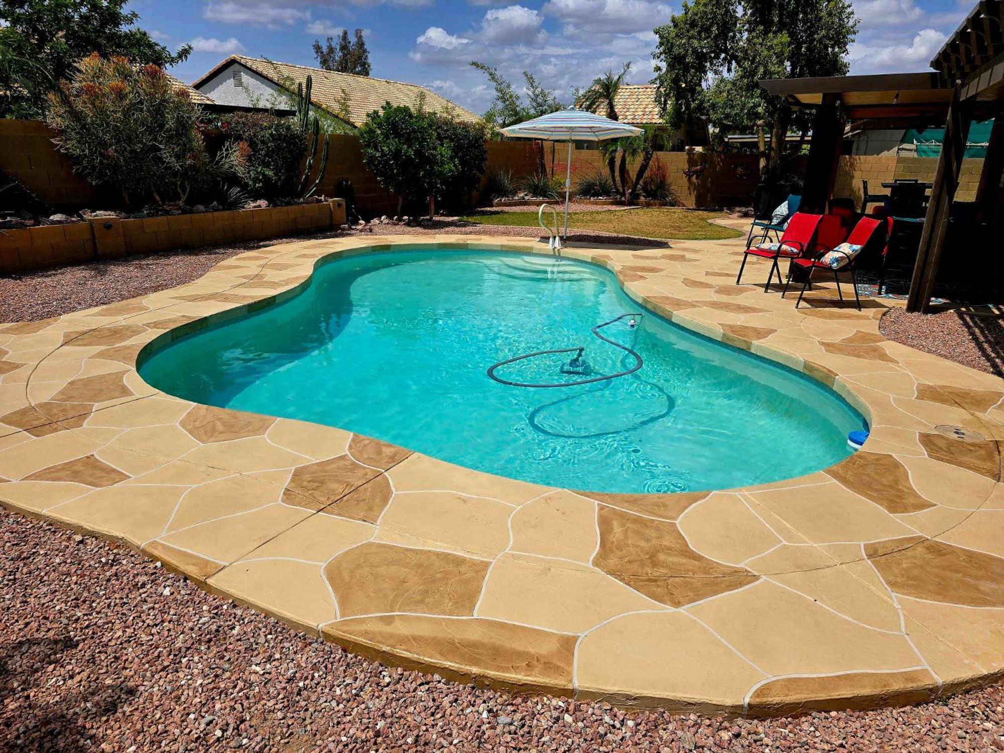 מסה Cozy Home With Pool, Fire Table, Bbq, Rv Parking מראה חיצוני תמונה